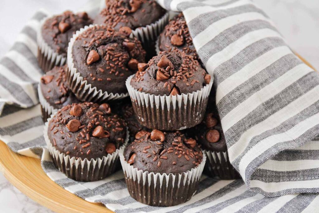 Ultimate Homemade Chocolate Muffins with Cocoa and Chocolate Chunks